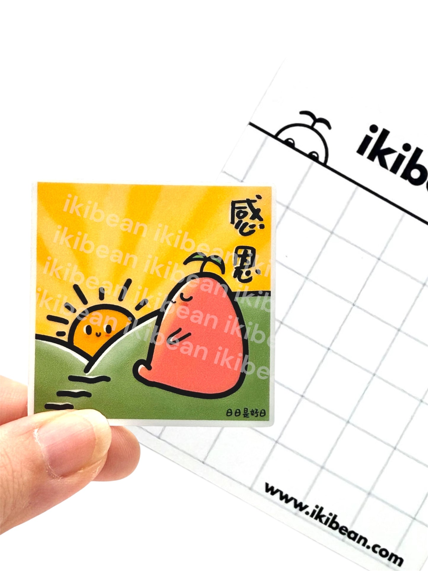 ikibean Gratitude sticker 感恩