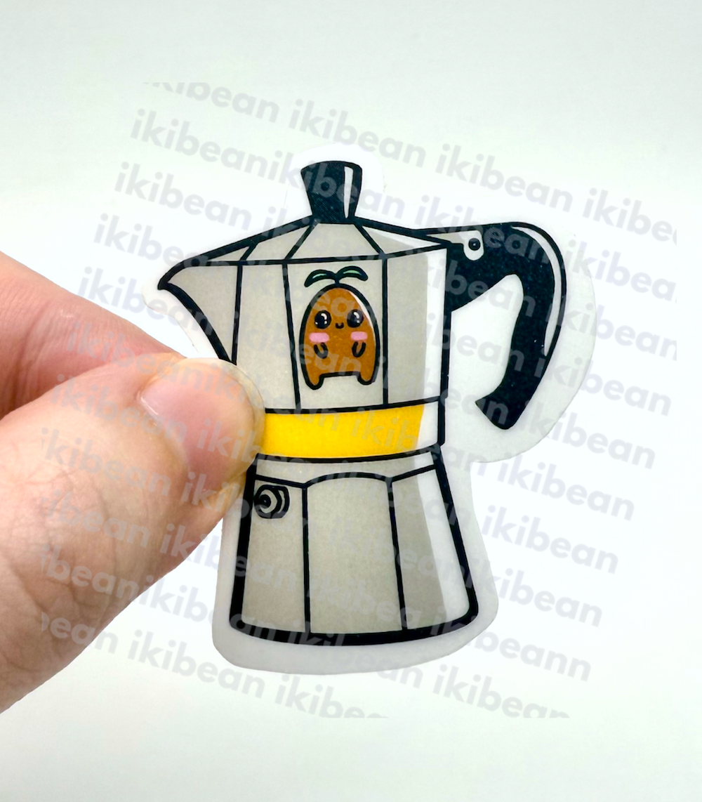 coffee series stickers - moka pot