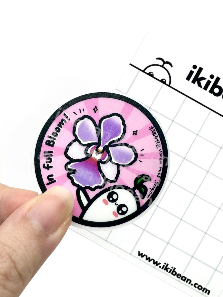 ikibean Orchid sticker SG Theme