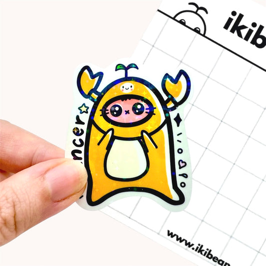 ikibean sticker Cancer - feeling everything