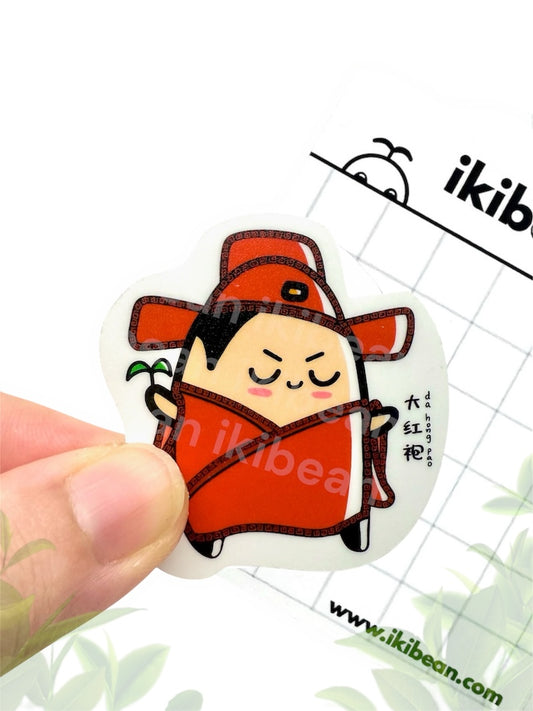 ikibean Da Hong Pao 大红袍 sticker - Tea Series