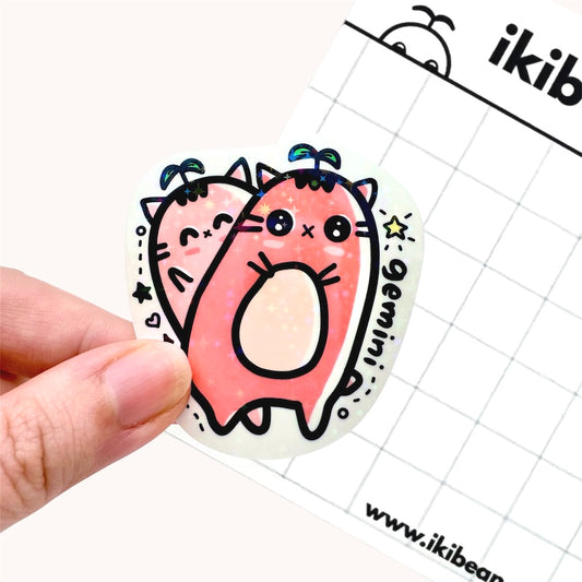 ikibean sticker Gemini - when your mind won’t sit still