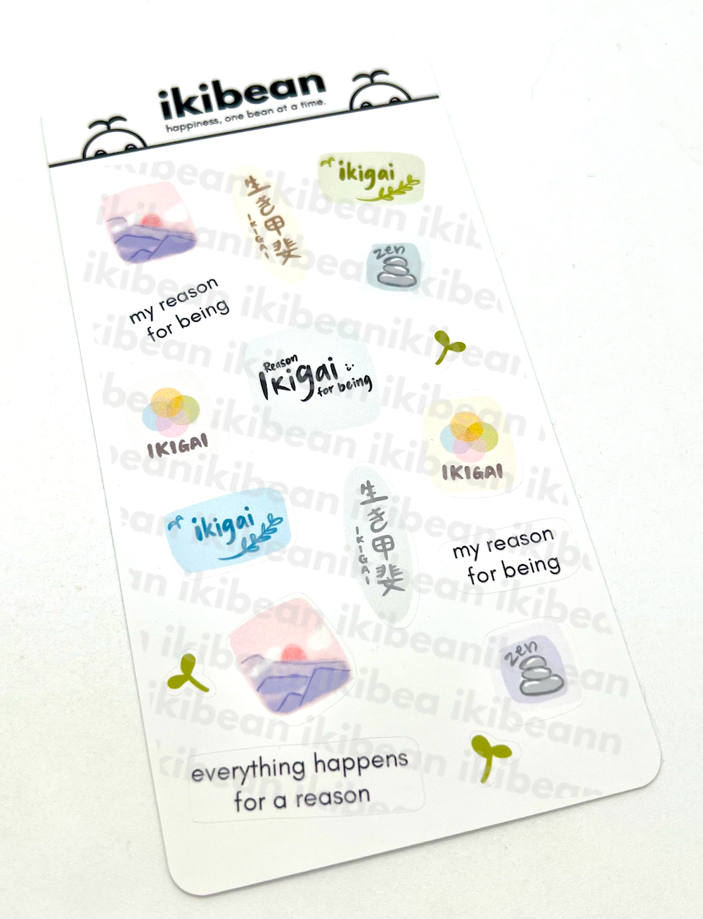 ikigai sticker sheet